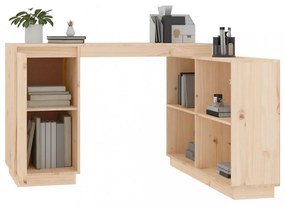 tömör fenyőfa íróasztal 110 x 50 x 75 cm