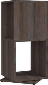 vidaXL szürke-sonoma színű forgószekrény 34,5x34,5x75,5 cm
