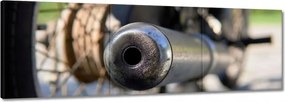 Vászonkép 90x30 Simson kipufogócső
