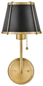 Hinkley HK-CLARKE1-BR-BK - Fali lámpa CLARKE 1xE27/40W/230V réz/fekete