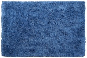 Kék hosszú szálú szőnyeg 160 x 230 cm CIDE Beliani