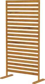 Outsunny fa paraván, 170 x 80 cm — kültéri támrács és elválasztó kertbe, teraszra | Aosom