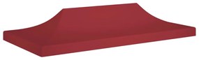 burgundi vörös tető partisátorhoz 6 x 3 m 270 g/m²