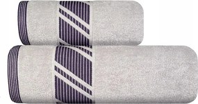 Orion fürdőlepedő bordó 50x90 világos szürke