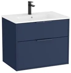 Fürdőszobai szekrény mosdóval Roca Optica 59x58x45,5 cm kék matt OPT602ZM
