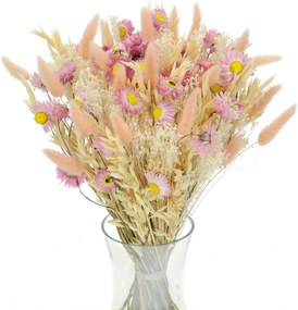 Szárított virágokból készült csokor vázába és ajándékba "Aria" száraz csokor