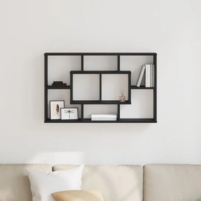 Falipolc - Fekete tölgy, 85 x 16 x 52,5 cm, Mérnöki fából készült