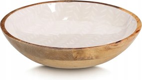 Tál, mangófa, bézs, 25x5