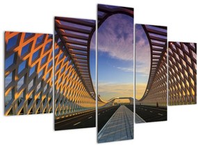 A modern hídépítészet képe (150x105 cm)
