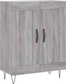 vidaXL szürke sonoma színű szerelt fa tálalószekrény 69,5 x 34 x 90 cm