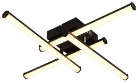 Globo 67342-24 - LED Mennyezeti lámpa KIRINA LED/24W/230V 3000K fekete