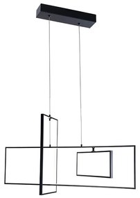 ONLI - LED Csillár zsinóron SQUID LED/60W/230V 4000K fekete