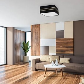 Mennyezeti lámpa ULTIMO 2xE27/60W/230V fekete