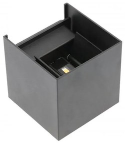 Lámpa Fali lámpa MISSOURI-K, 7W, 540lm, AC220-240V, 50/60 Hz, PF>0,5 ,Ra≥80, IP54, IK08, 4000K, négyzet, fekete