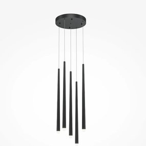 Maytoni CASCADE MOD132PL-L28BK2 Függőlámpa 5x30W/LED 4000K 2300LM IP20