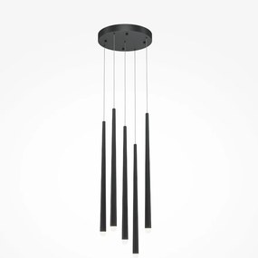 MAYTONI MOD132PL-L28BK2 CASCADE Hengeres Függesztett Lámpa Fekete LED IP20