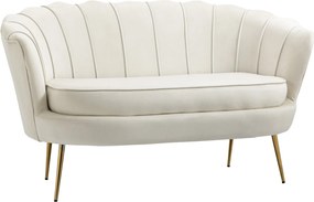 HOMCOM 2 Személyes Kanapé Karpereccel, Vastagon Párnázott Kárpitozott Kanapé, Modern Loveseat Velvet Hatással, Nappaliba és Hálószobába, 130 x 77 x 77
