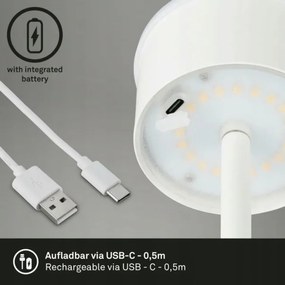 Briloner 1438016 - LED Dimmelhető érintős állólámpa LED/3,5W/5V 3000K 130 cm fehér