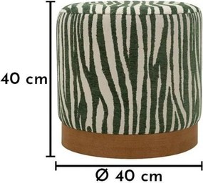 Zöld puff Savana – Mauro Ferretti