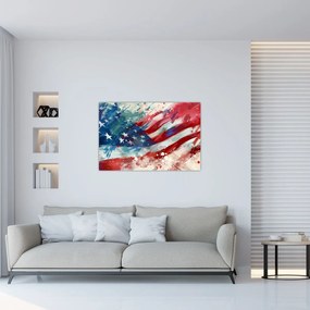 Kép - Az USA zászlaja (90x60 cm)