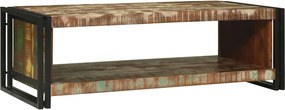 vidaXL Dohányzóasztal 120 x 50 x 38 cm Szilárd Újrahasznosított Fa