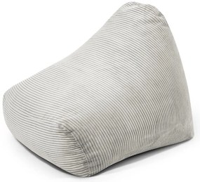 Krémszínű kordbársony gyerek babzsákfotel Snug 80 – SLOWDOWN