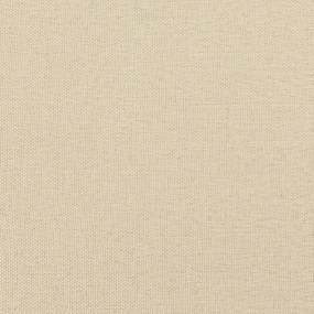 krémszínű szövet kanapéfotel lábtartóval 60 cm