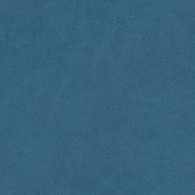 kék bársonypad 110x45x60 cm
