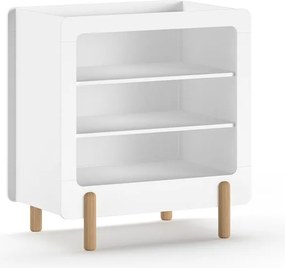 Fehér gyerek komód pelenkázó feltéttel 88x95x57 cm Smile – Vipack