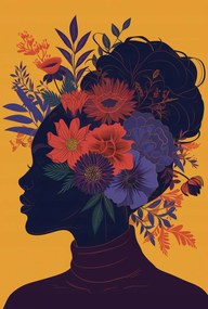 Poszter 61x90,5cm Botanikus múzsa