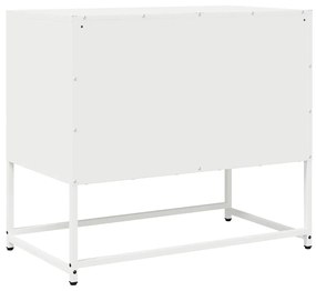 fehér hidegen hengerelt acél TV-szekrény 68x39x60,5 cm