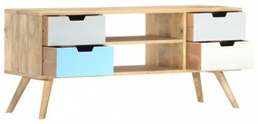 tömör mangófa TV-szekrény 110 x 35 x 48 cm