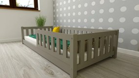 Lulu gyerekágy 80x160 szürke + ajándék ágyrács