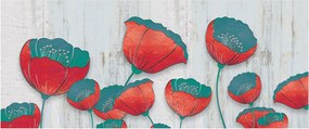 Kép - Pipacsok - kerozin (120x50 cm)