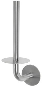 Falra szerelhető wc papír tartó Nickel brush INOX 322220