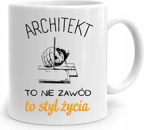 A Tervező Építész Bögre Egy Életstílus Ajándék fényképes nyomtatással