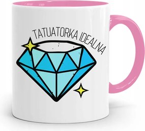 Tetoválóművésznek Tetováló Bögre Rózsaszín Ajándék fényképes nyomtatással