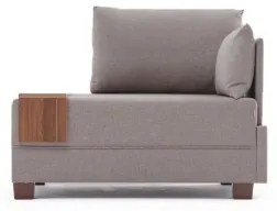 TULA jobb oldali sarokfotel, bézs