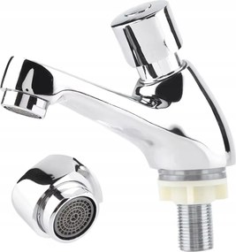 Időzítő Csaptelep Álló Fürdőszobai Mosdó Csaptelep Automata Mosdóhoz