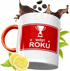 Narancssárga Bögre Ajándék Bácsinak fényképes nyomattal