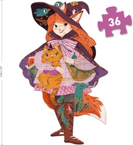 Óriás puzzle - Lili a kis boszorka, 36 db-os - Lily the witch