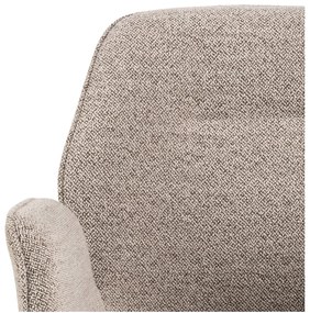 Sötétszürke kárpitozott étkezőfotel Aura – Actona