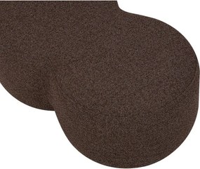 Sötétbarna buklé puff Umbo – noo.ma