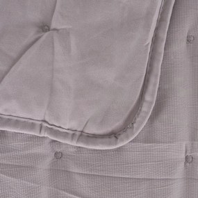 Szürke steppelt ágytakaró 230x280 cm – Ixia