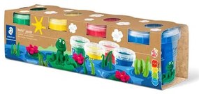 Modellező gyurma készlet, STAEDTLER Noris&amp;reg; junior 813, 4 különböző szín (TS813SLE)