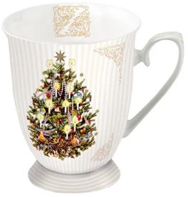 Karácsonyi porcelánbögre talpas X-mas Tree 250ml