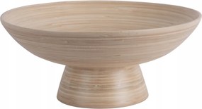 Gyümölcstartó Bambusz Zöldség Ökológiai Kerek Ø 30 cm Bézs