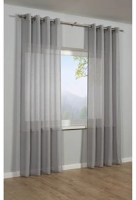 Szürke függöny 140x245 cm Len Uni – Sehlbach