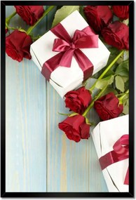 Poszterek keretben 40x60 Nőnap Ajándék Love