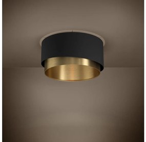 Eglo 39924 - Mennyezeti lámpa MANDERLINE 1xE27/40W/230V fekete/arany